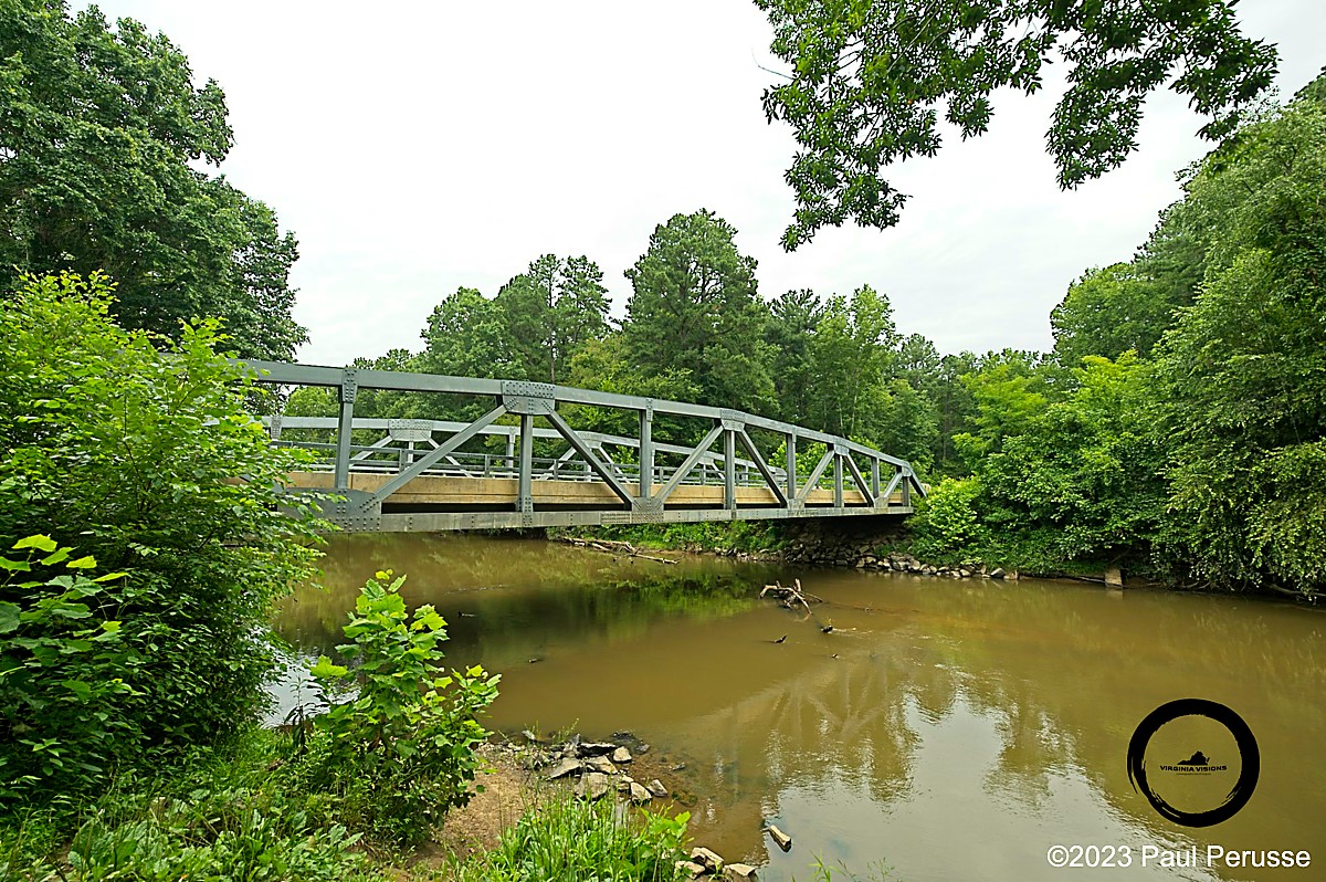 The Calvin S "Runt" Powell bridge over the Bannister River in Halifax County